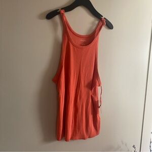 NWT Anthropologie | Pilcro | Orange Racerback Ribbed Tank Top, L